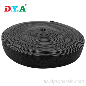 Banda elastic elastic de alta elasticidad negra